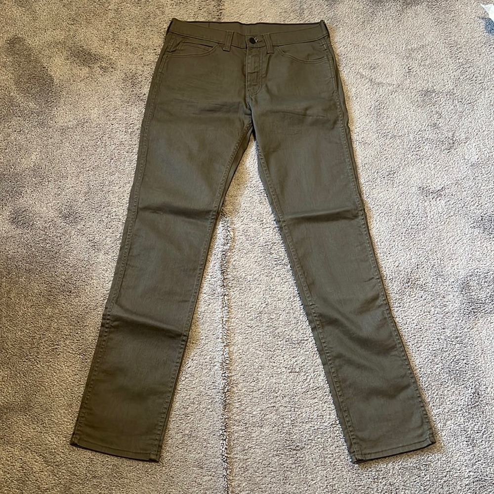 Olive Levi Jeans W32 L34